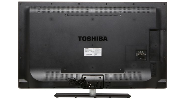 TV LED Toshiba 50 - 127cm - rear view