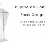 Pupitre conférence  plexy Design Z